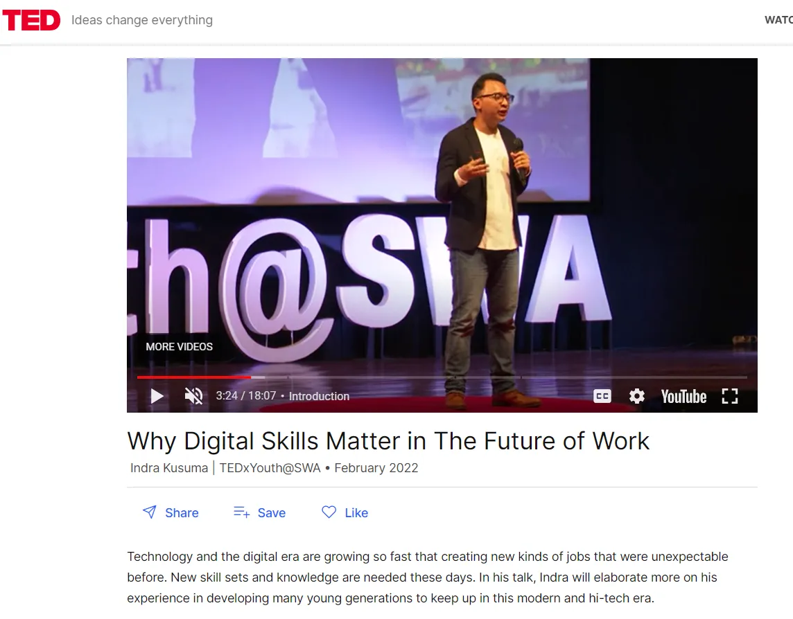 Why Digital Skills Matter in The Future of Work – Indra Kusuma
