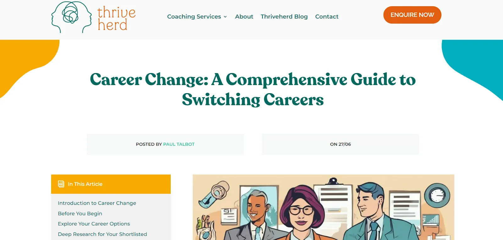 ThriveHerd's Career Change Guide