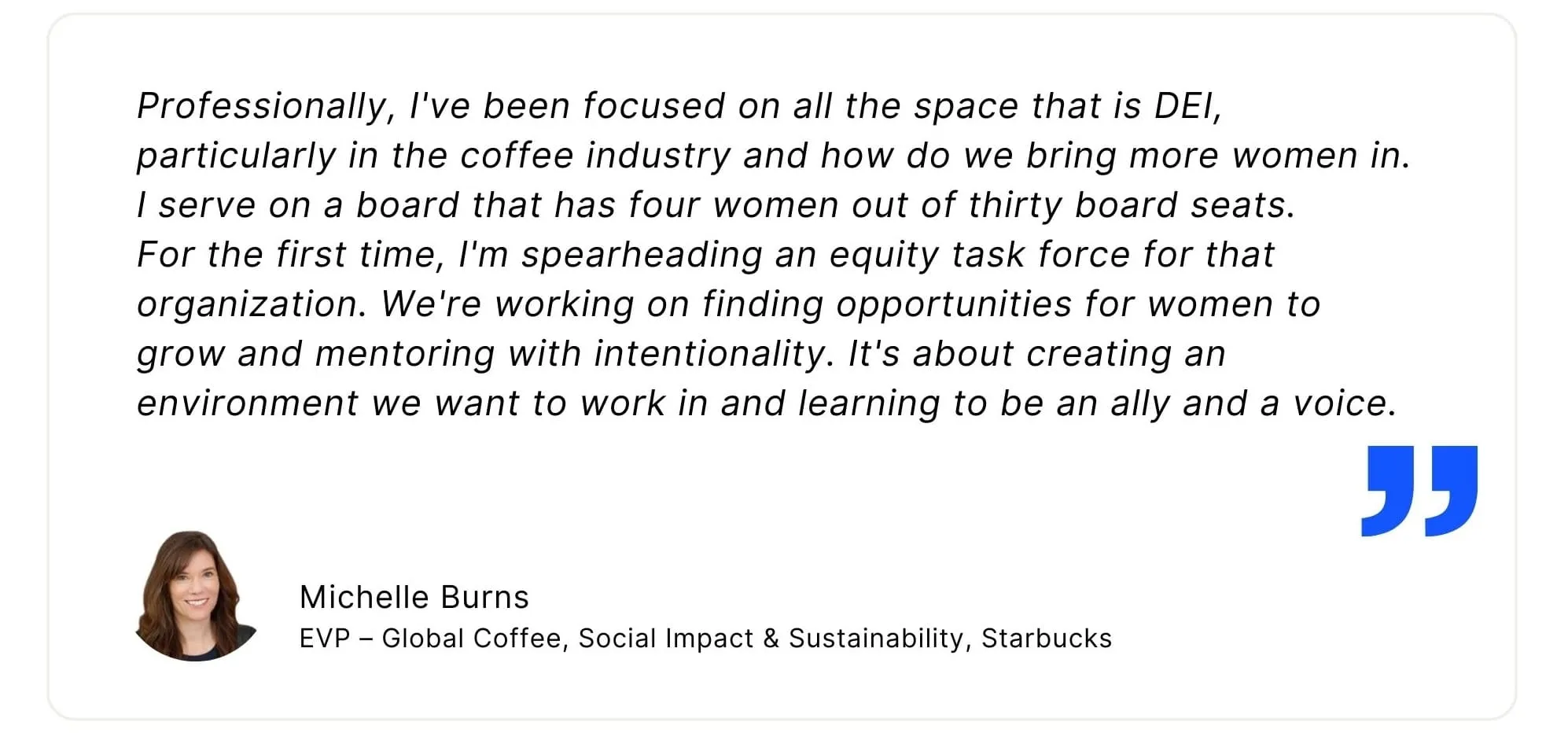 Michelle Burns quote
