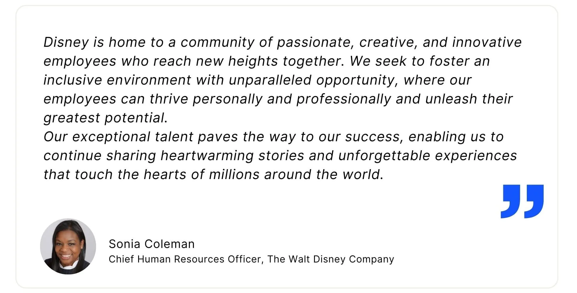 Sonia Coleman quote