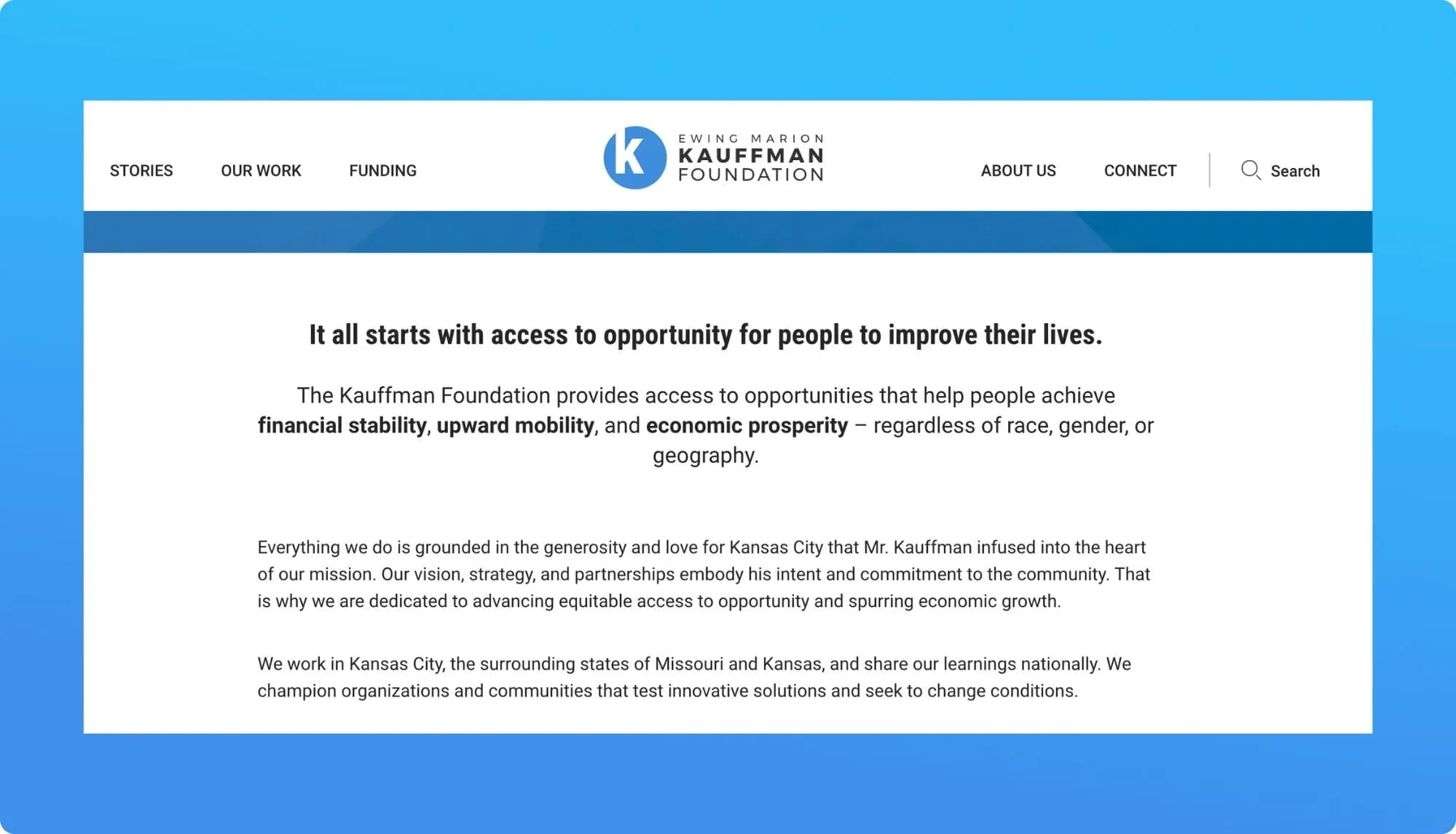 Ewing Marion Kauffman Foundation