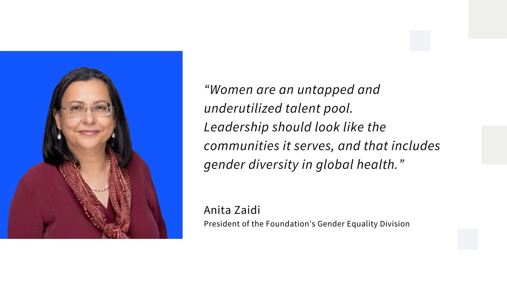 Anita Zaidi quote