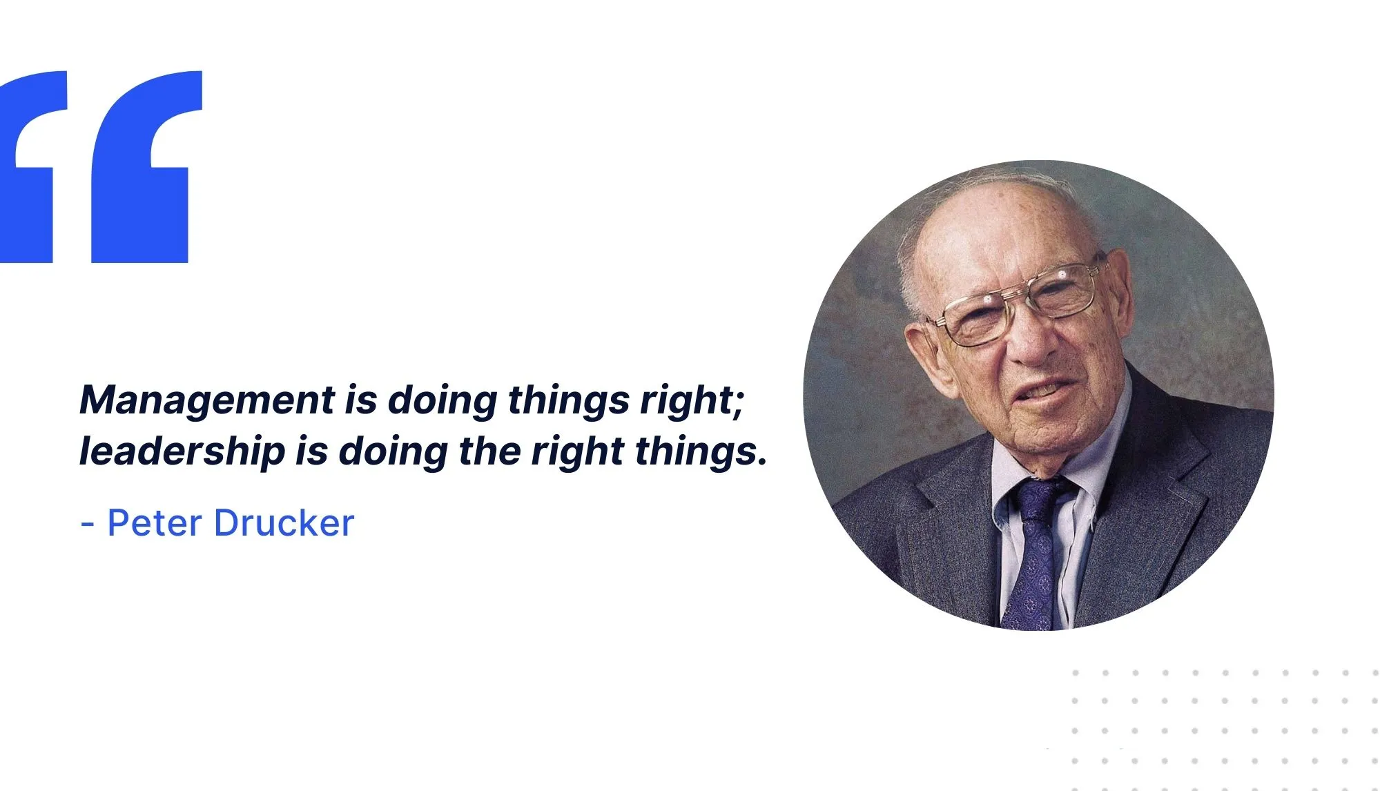 Peter Drucker quote