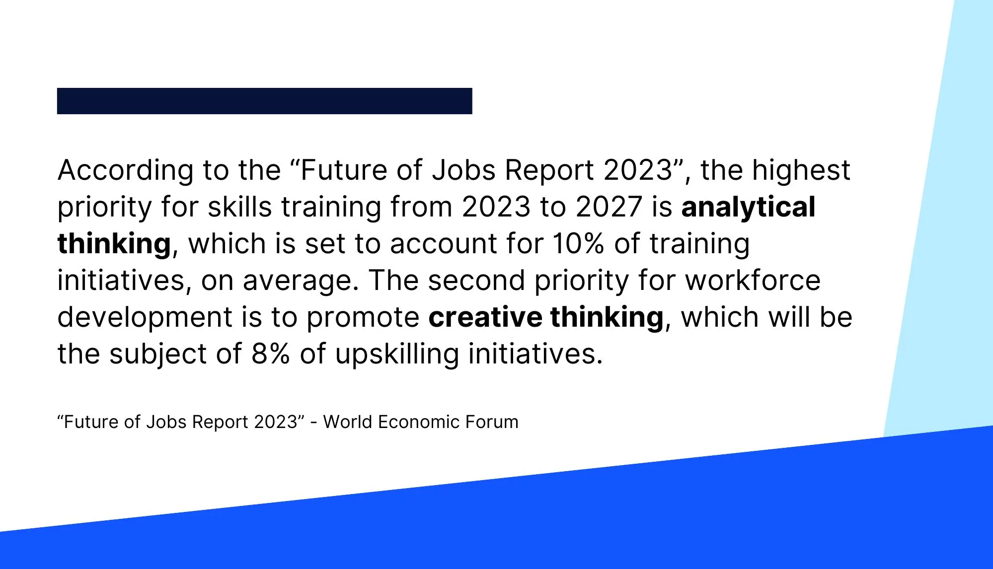 Quote from The Future of Jobs Report 2023