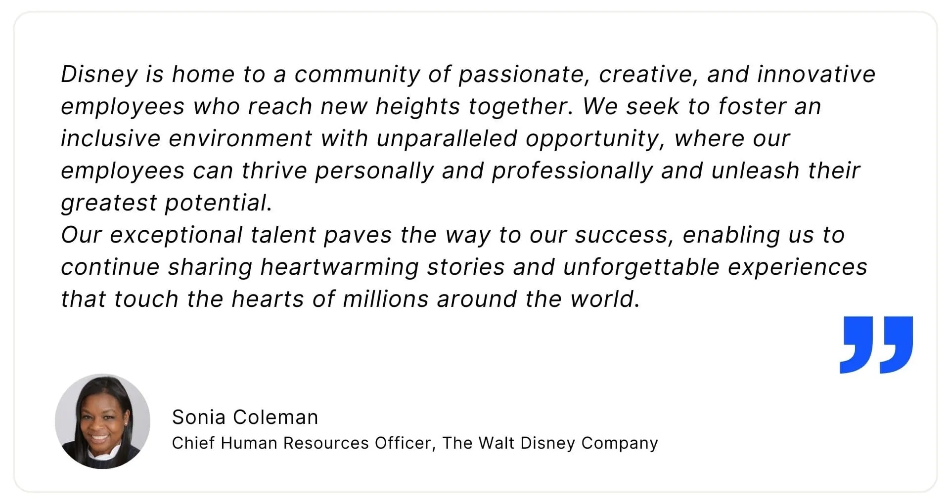 Sonia Coleman quote