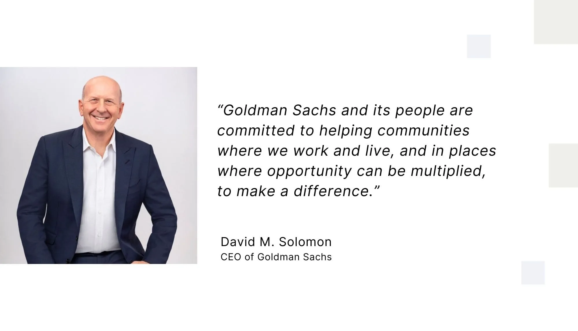 David Solomon quote