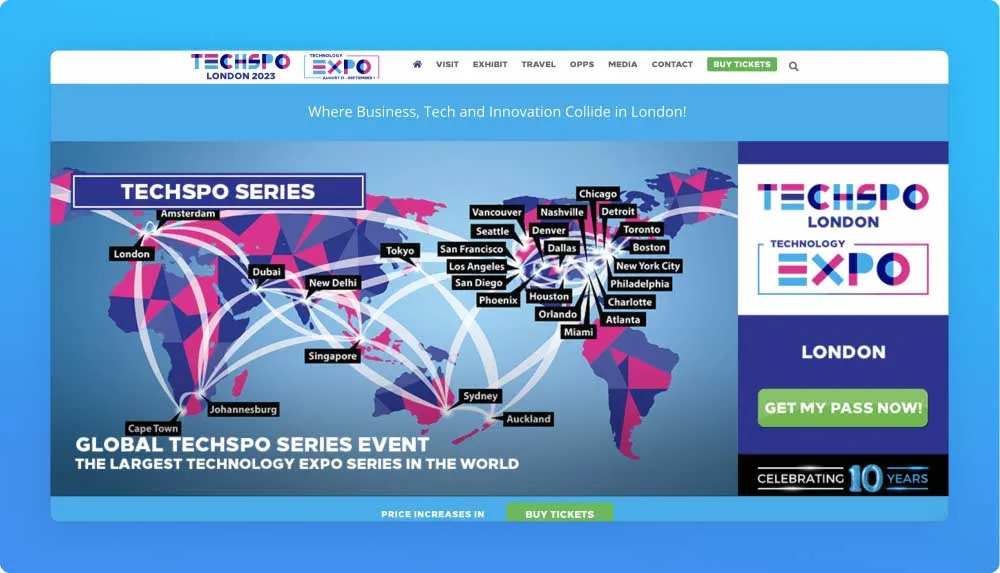 Techspo London tech event