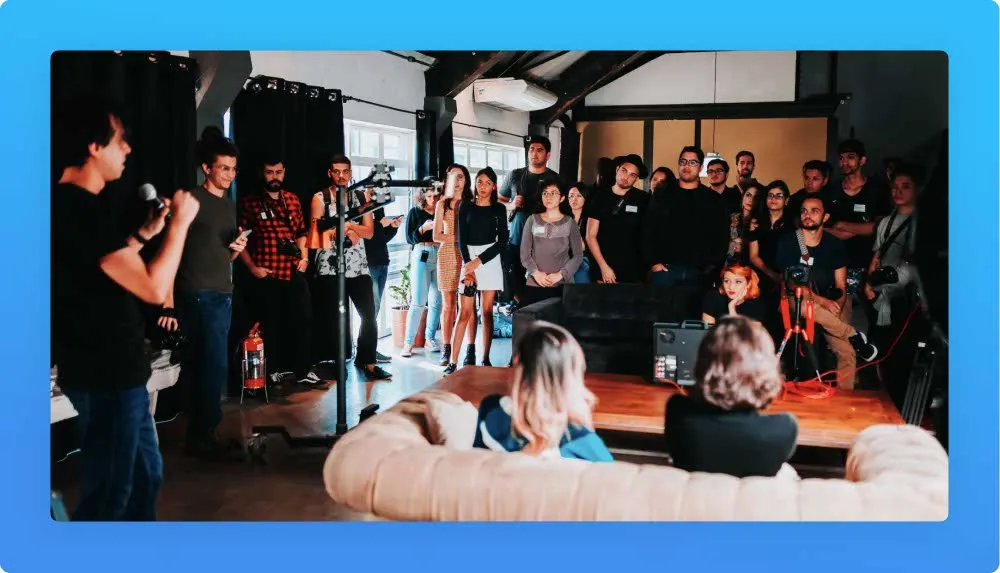 Group meetup during a tech event in Lisbon