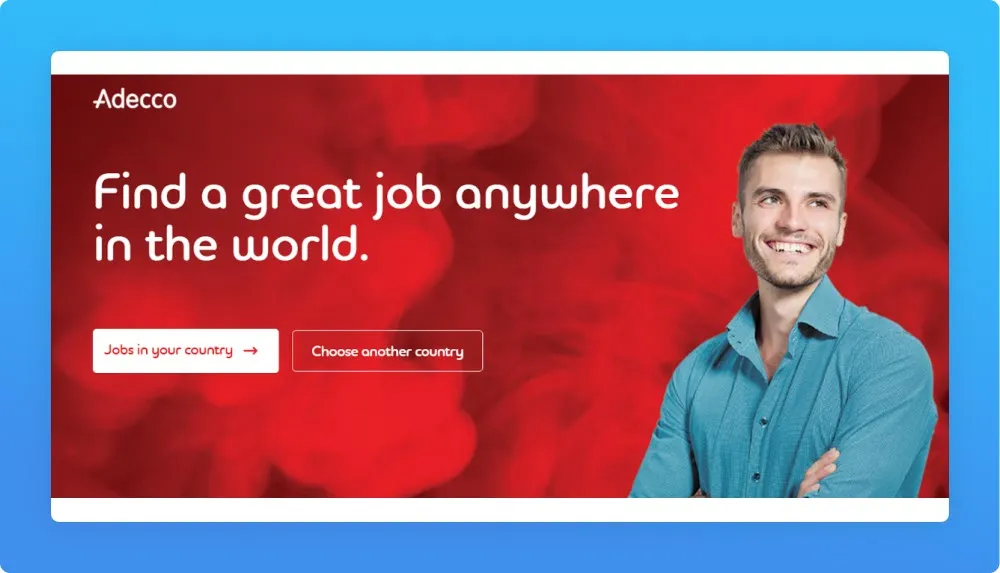 Adecco Webpage
