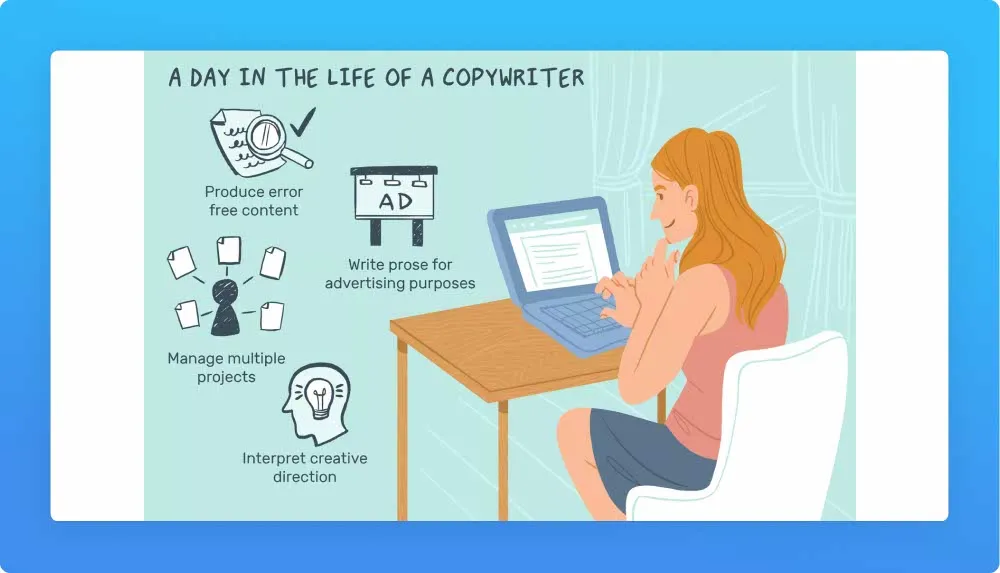 A day in the life of a copywriter topics