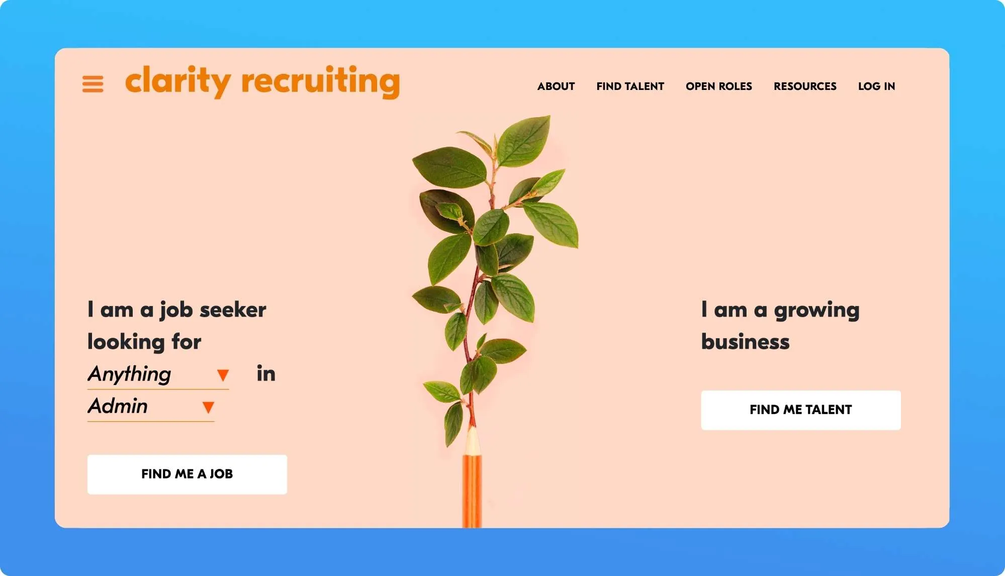 Clarity Recruiting Website