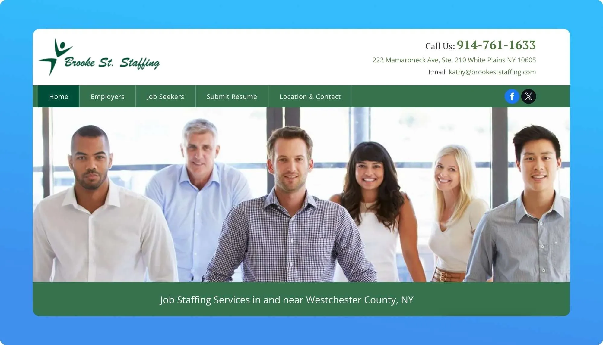 Brooke St. Staffing Website