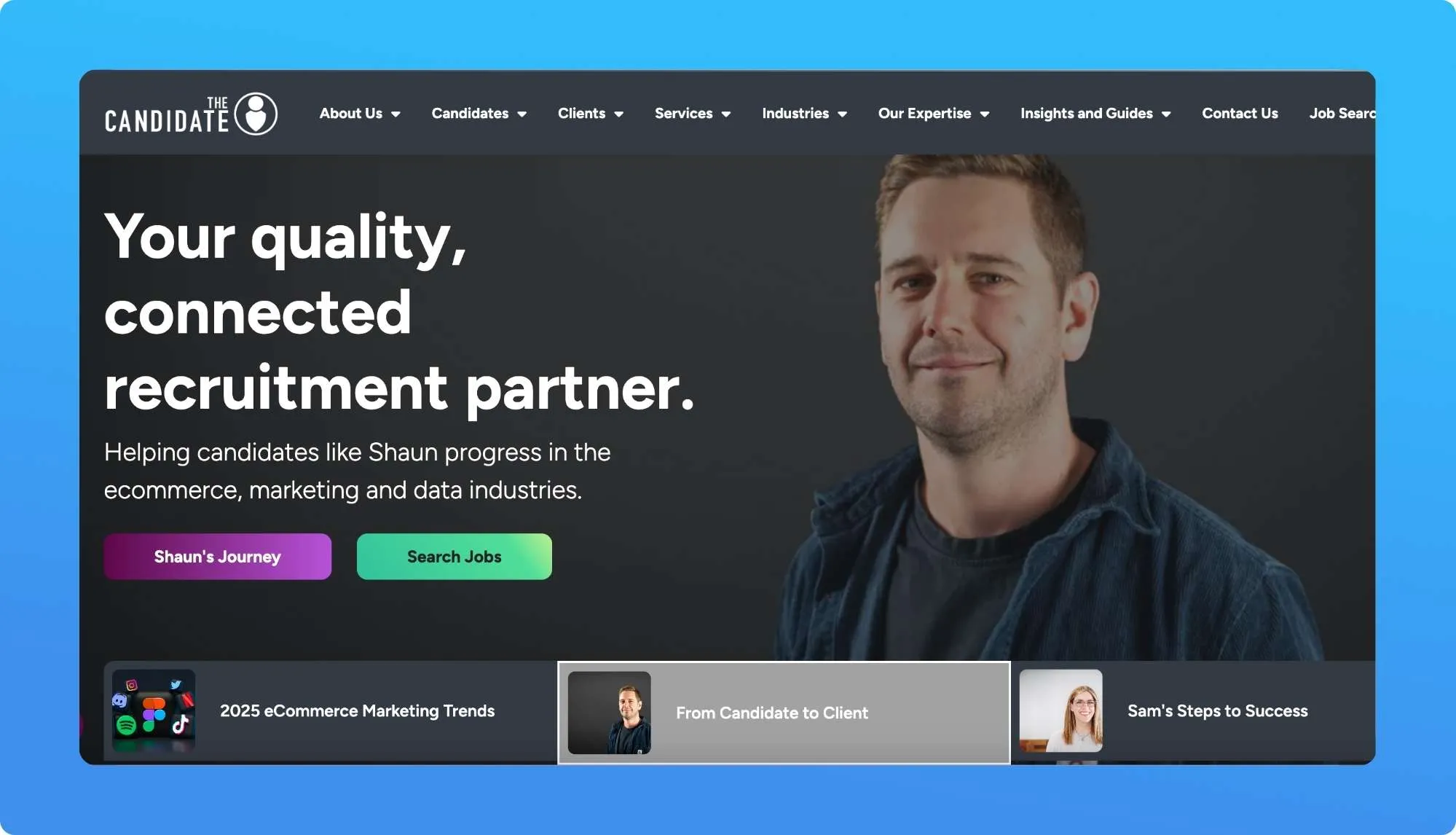The Candidate Website