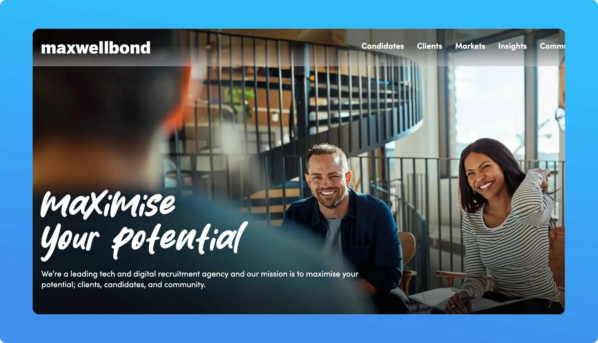 Maxwell Bond Website