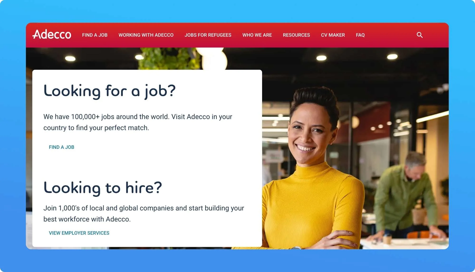 Adecco Website