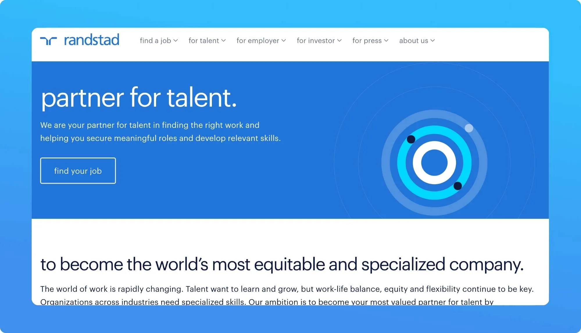 Randstad Website