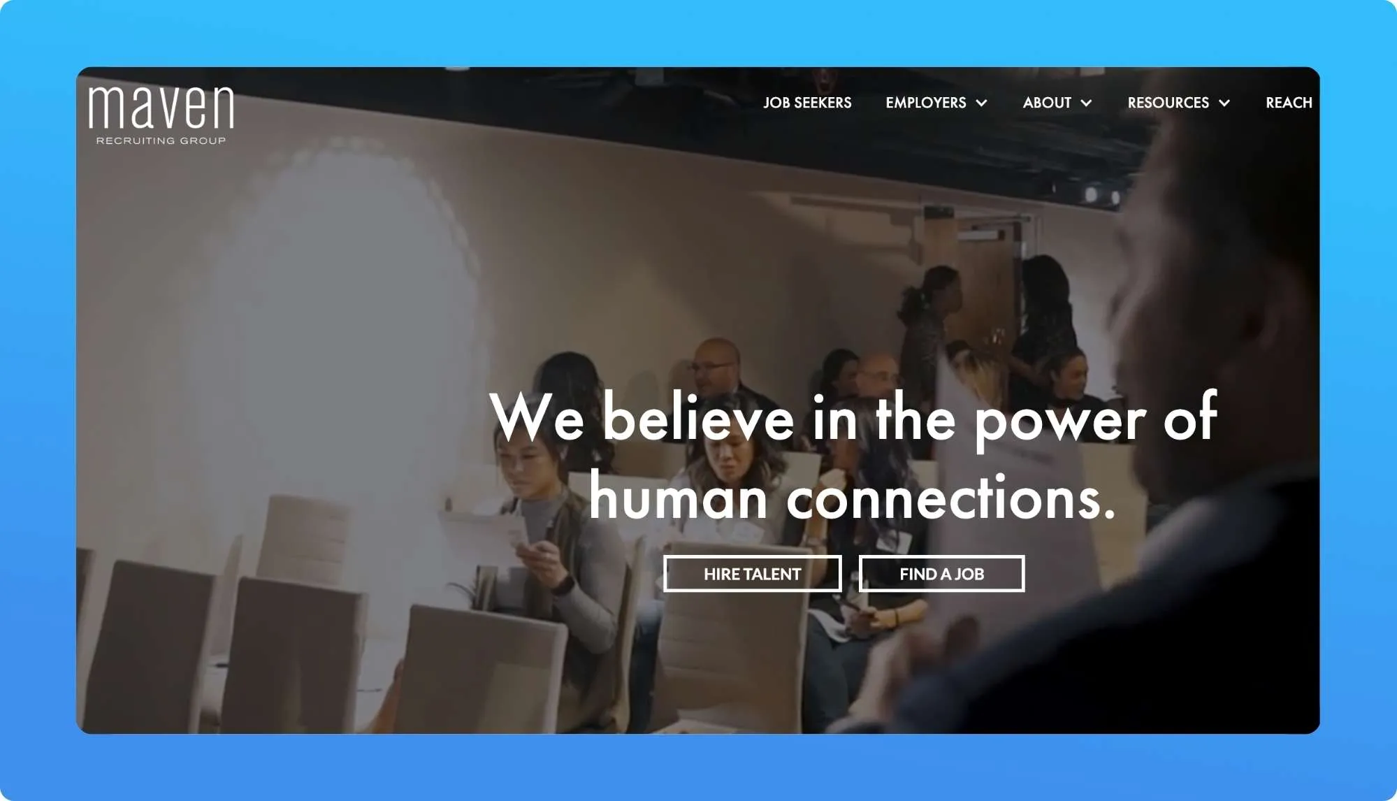 Maven Recruiting Group Website