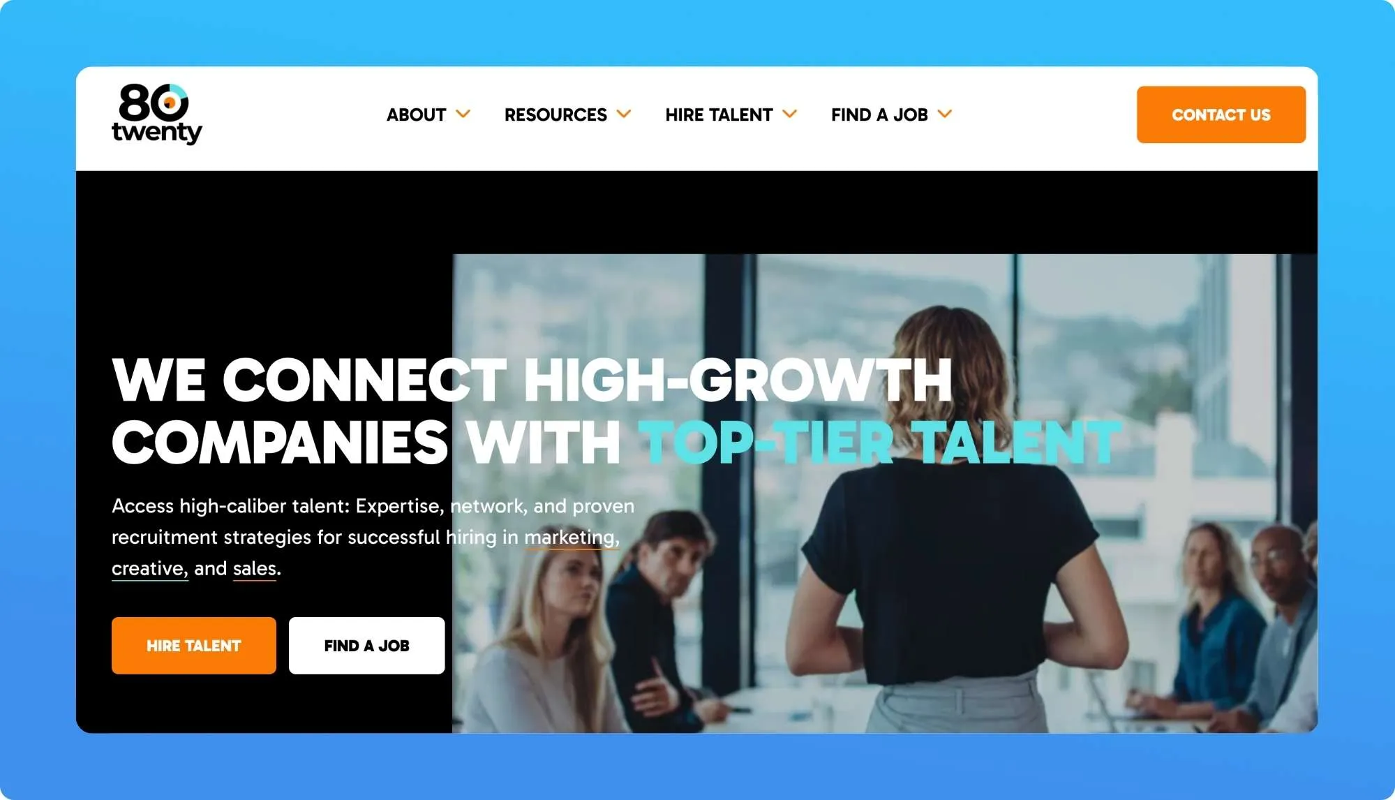80Twenty Website