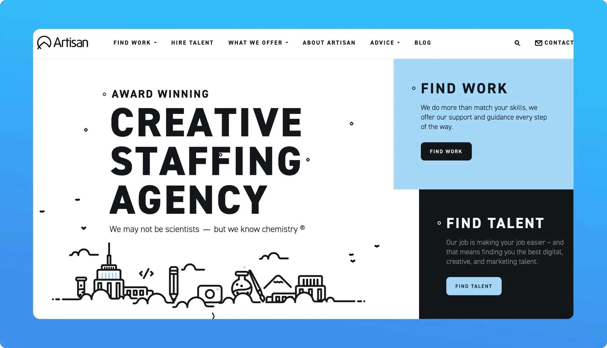 Artisan Talent Website