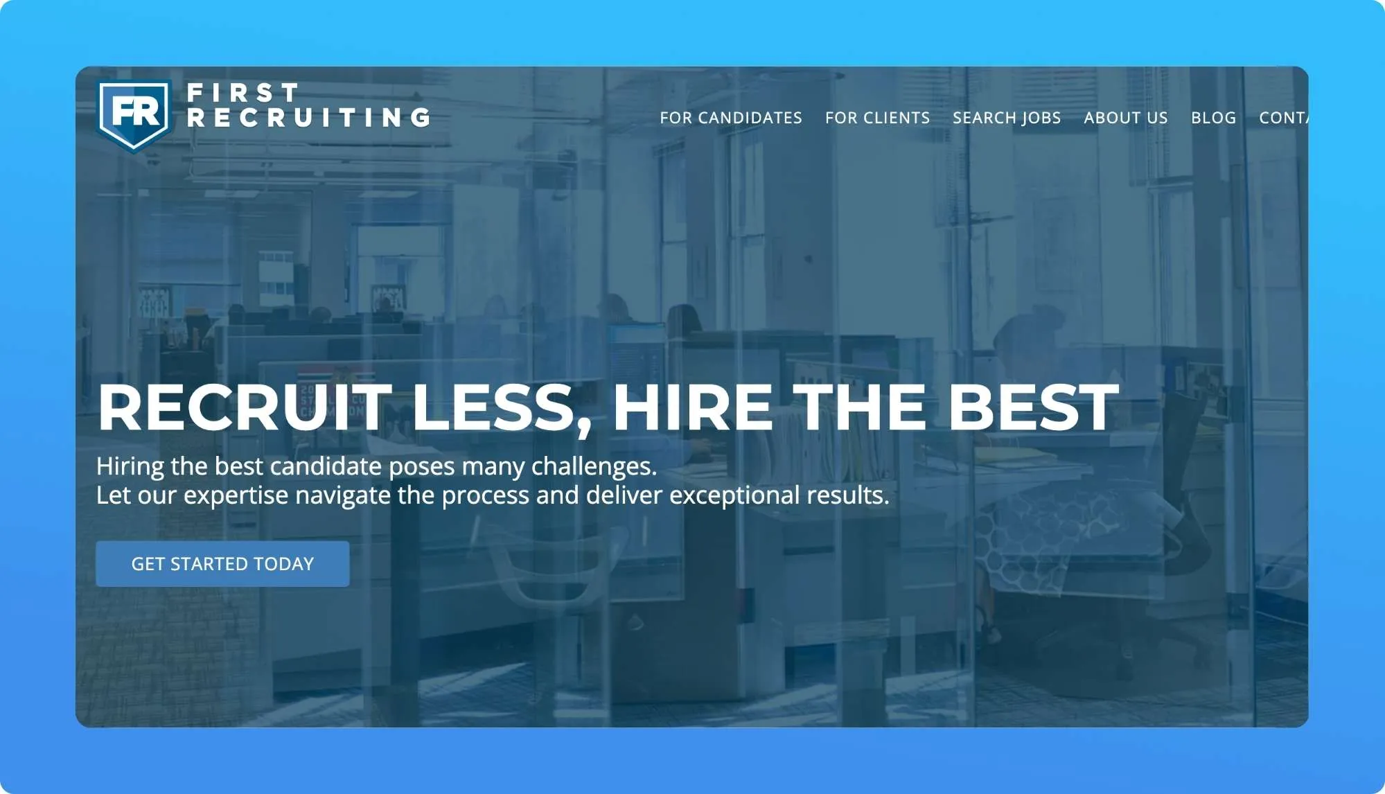 First Recruiting Website