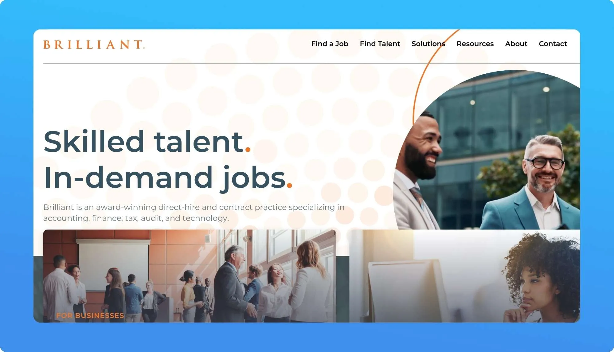 Brilliant Staffing Website