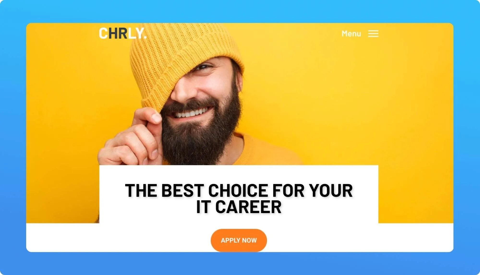 Screenshot of a Tech Job Board website