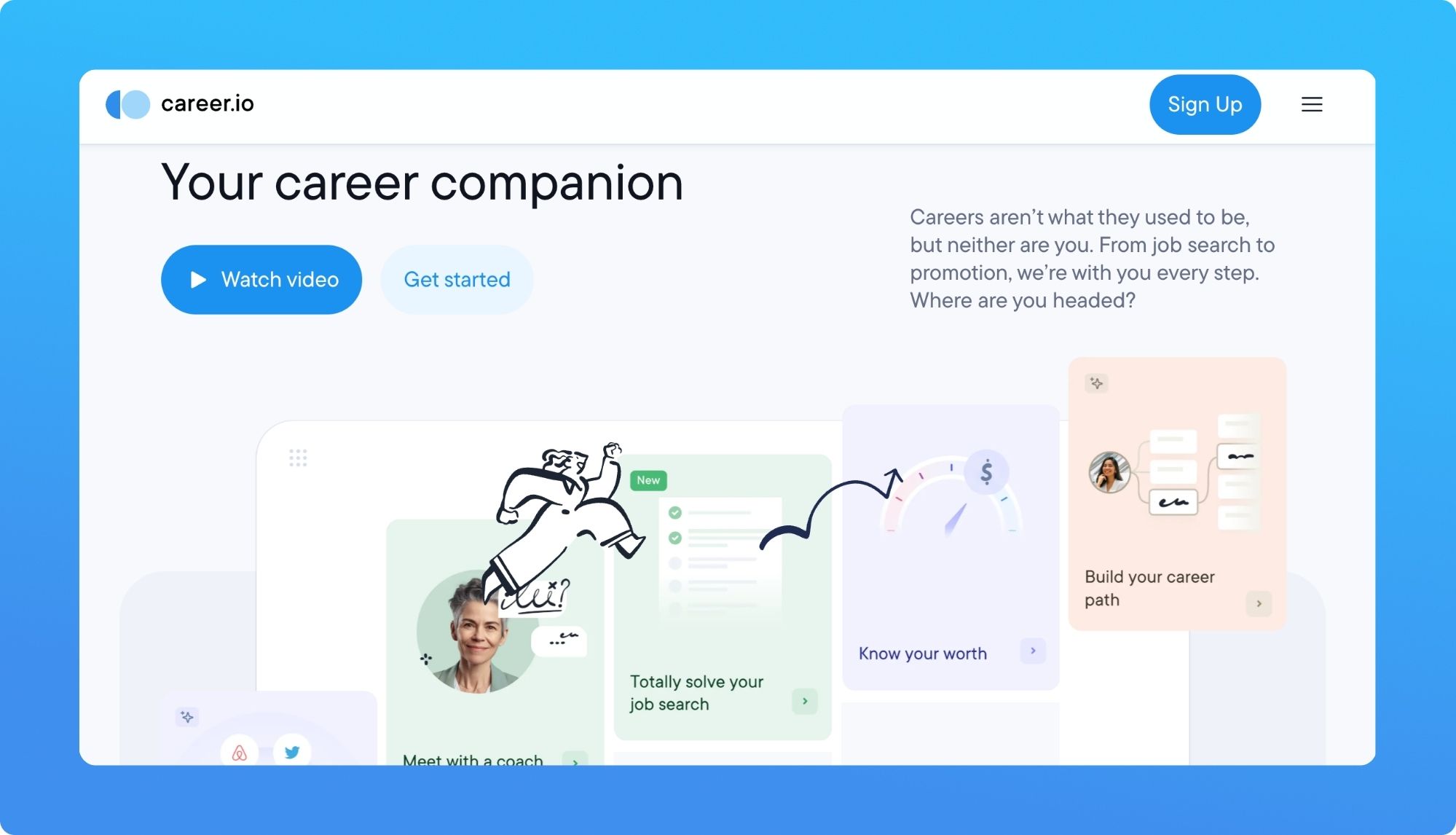 Career.io website screenshot