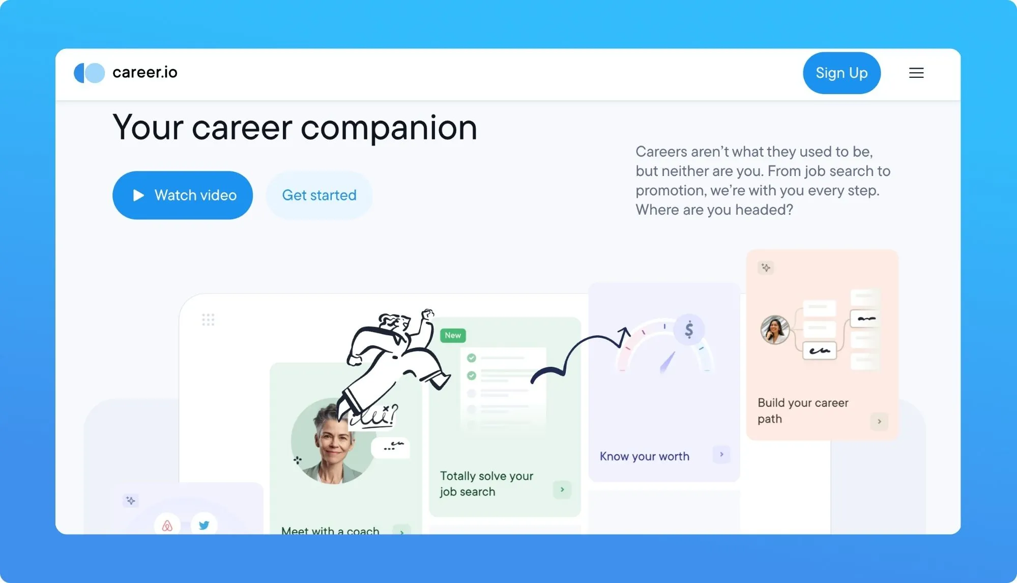 Career.io website screenshot