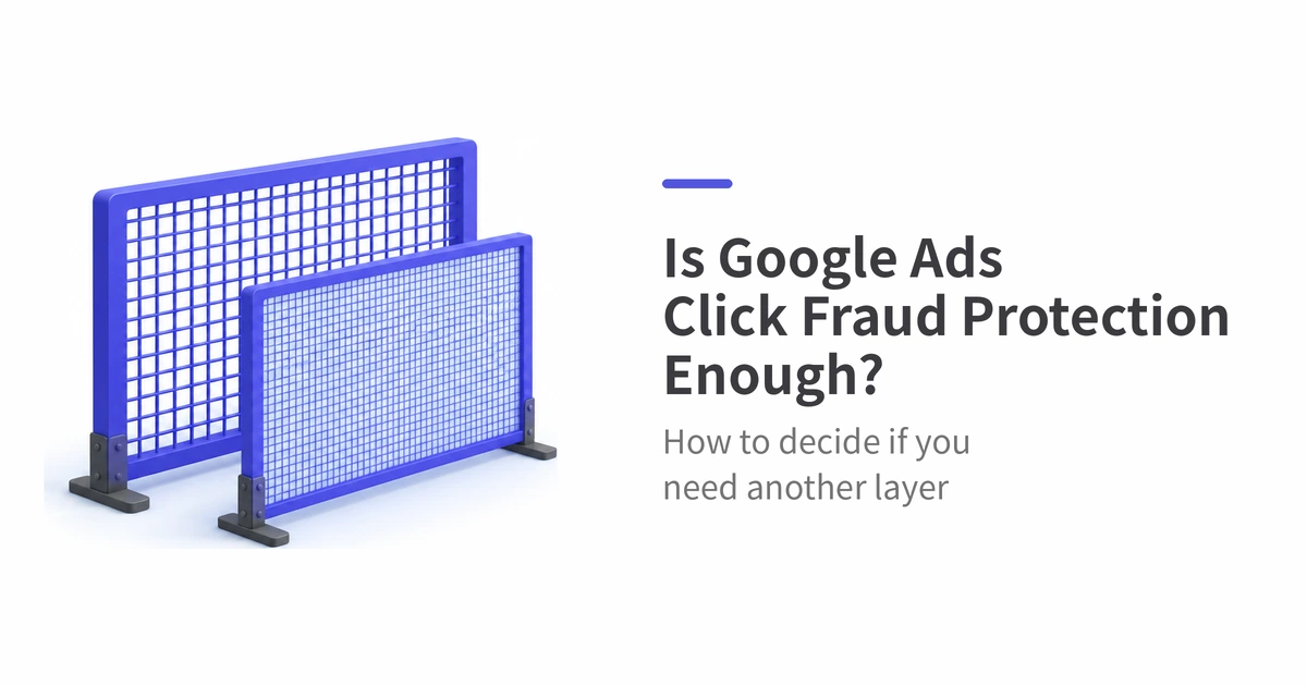 Is Google Ads click fraud protection enough? A second mesh panel placed in front of the first, adding another layer