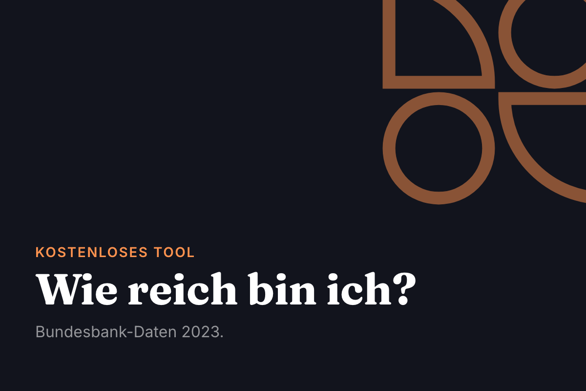 Vermögens-Rechner von Wild Garden – Perzentil nach Bundesbank-Daten 2023