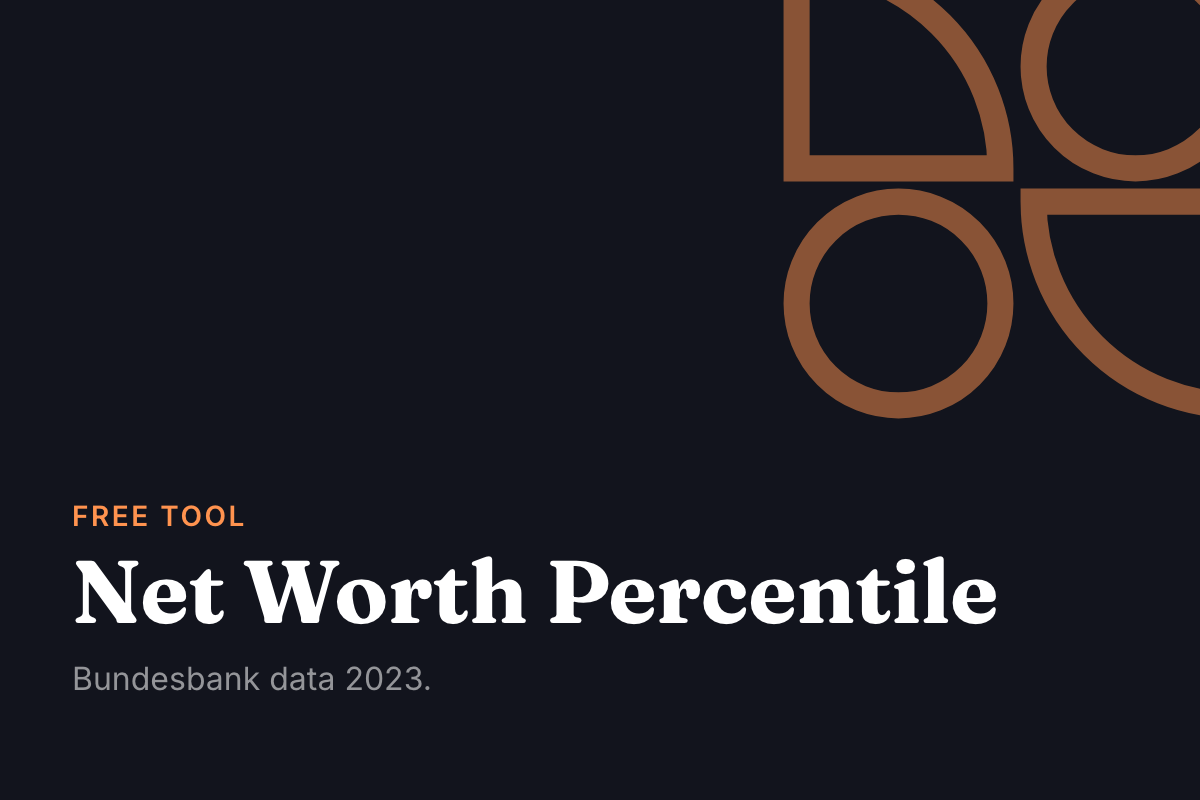 Wild Garden net worth percentile tool – Bundesbank data 2023