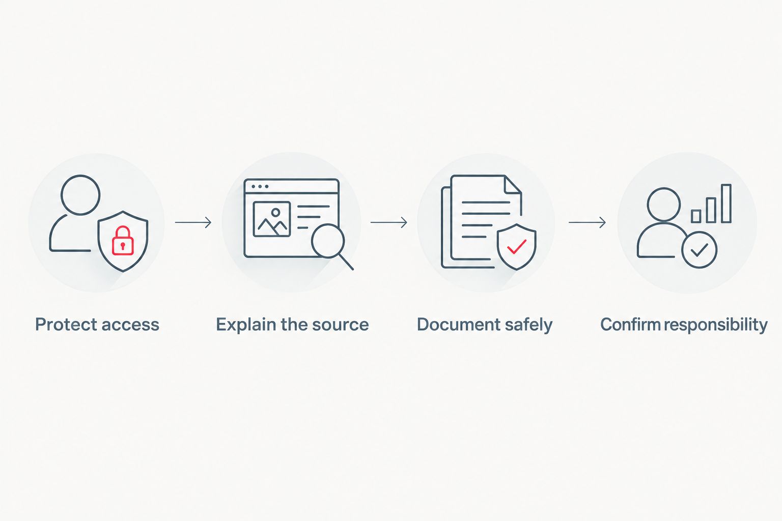 Four steps for arranging restoration safely and clarifying the work before authorization.