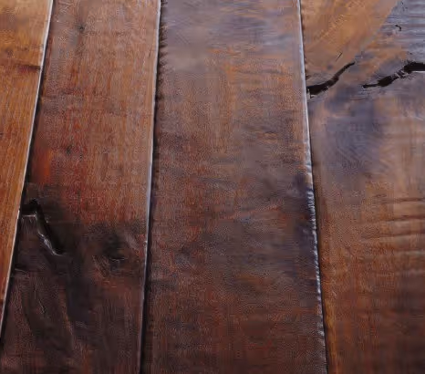 Remanufactured or reclaimed wood flooring