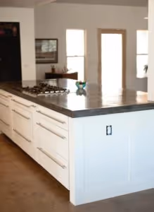 polished concrete countertop