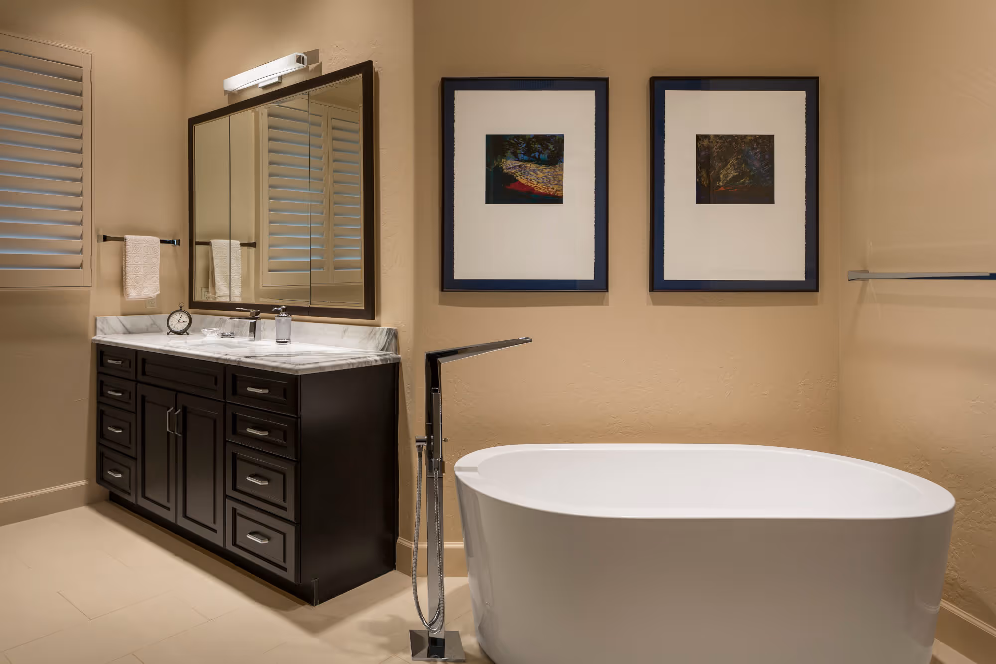 Desert Transitional Renovation in Mountain Shadows, Paradise Valley, AZ | Bathroom