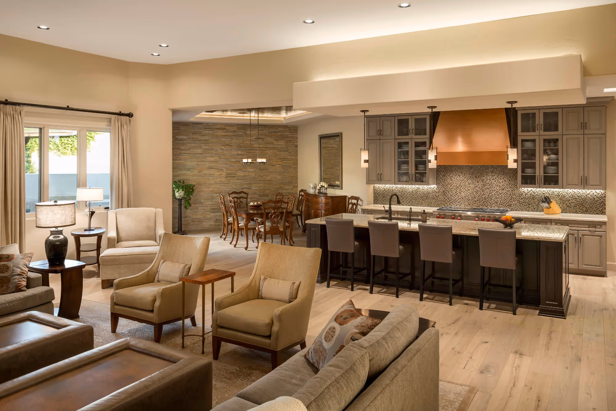 Desert Transitional Renovation in Mountain Shadows, Paradise Valley, AZ | Kitchen Design