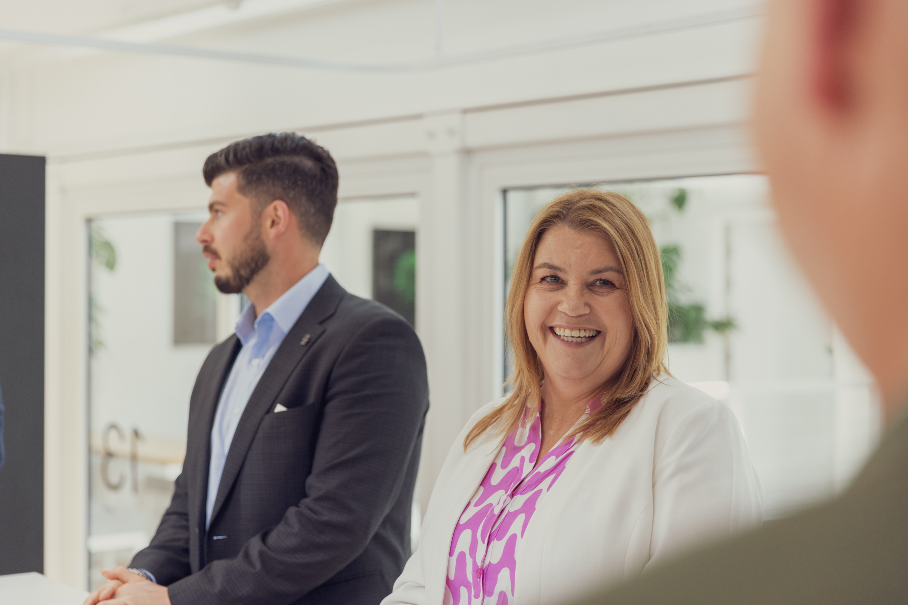 Become Wealth's financial advisers, mid-conversation