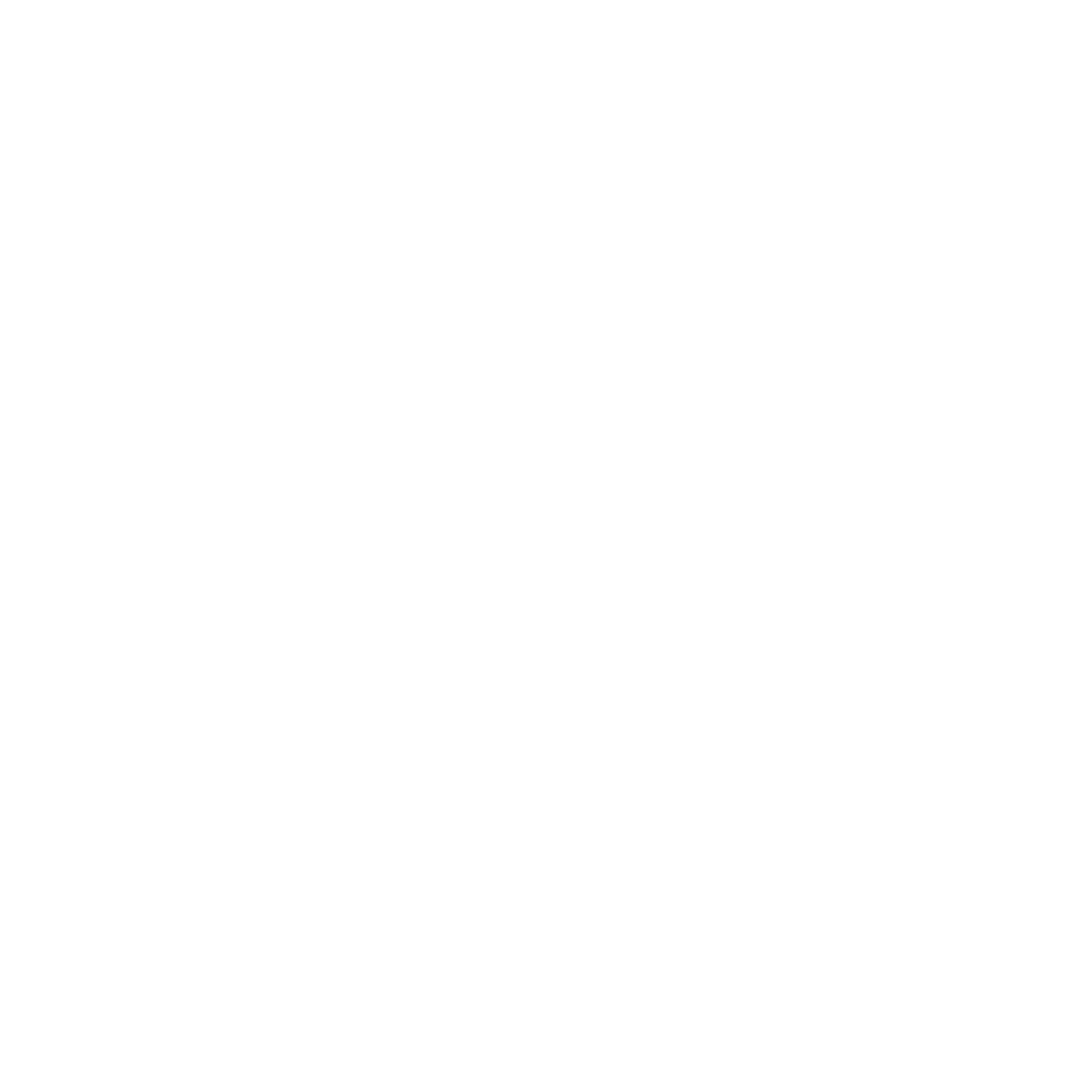 The Barkery primary logo in all white