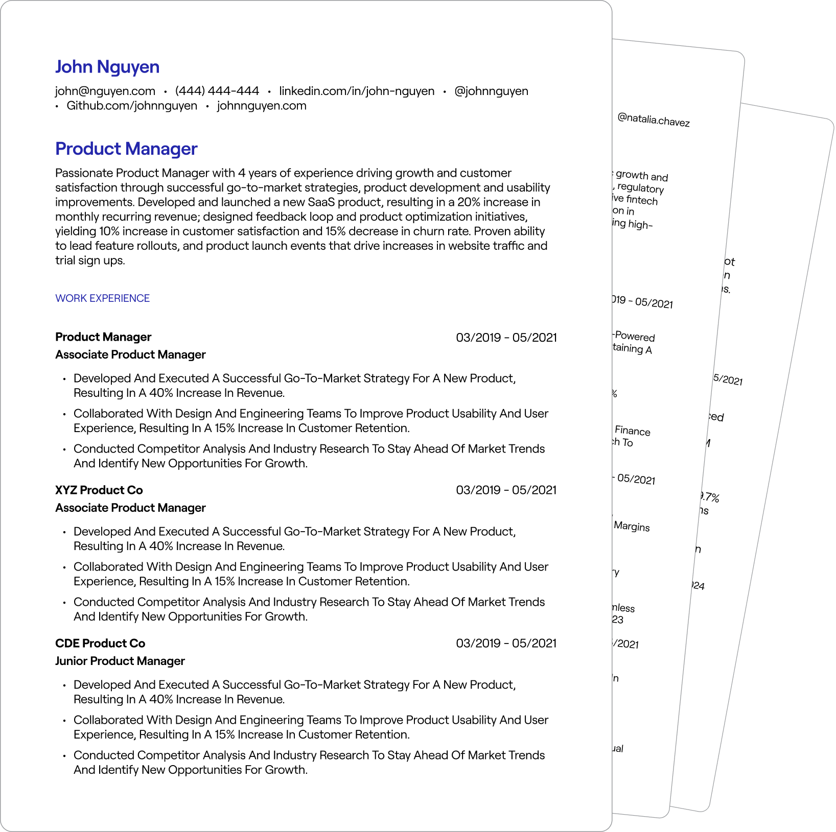 Make a resume with ChatGPT 