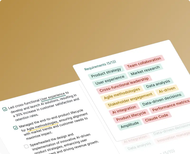 Resume Editing: Polish and improve