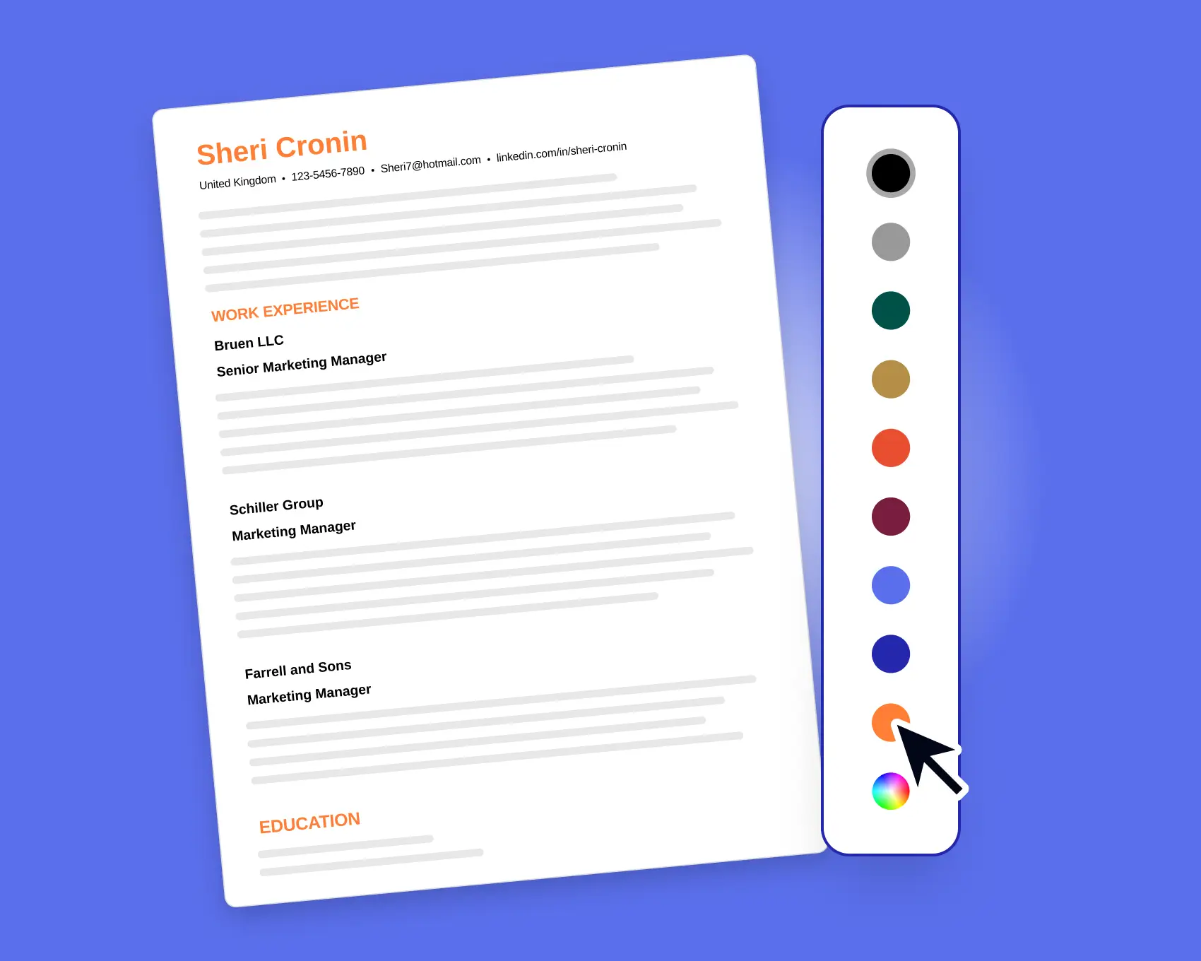 Career change assessment