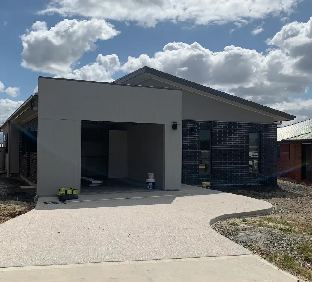 Photo of a house renovation