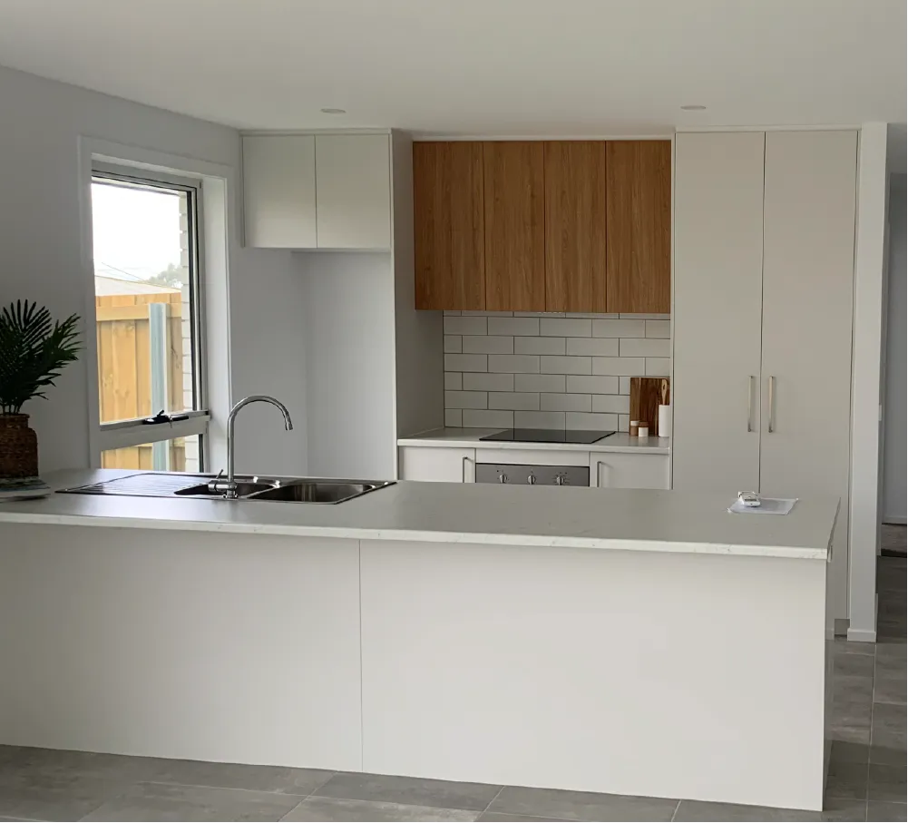 Photo of painting a kitchen renovation