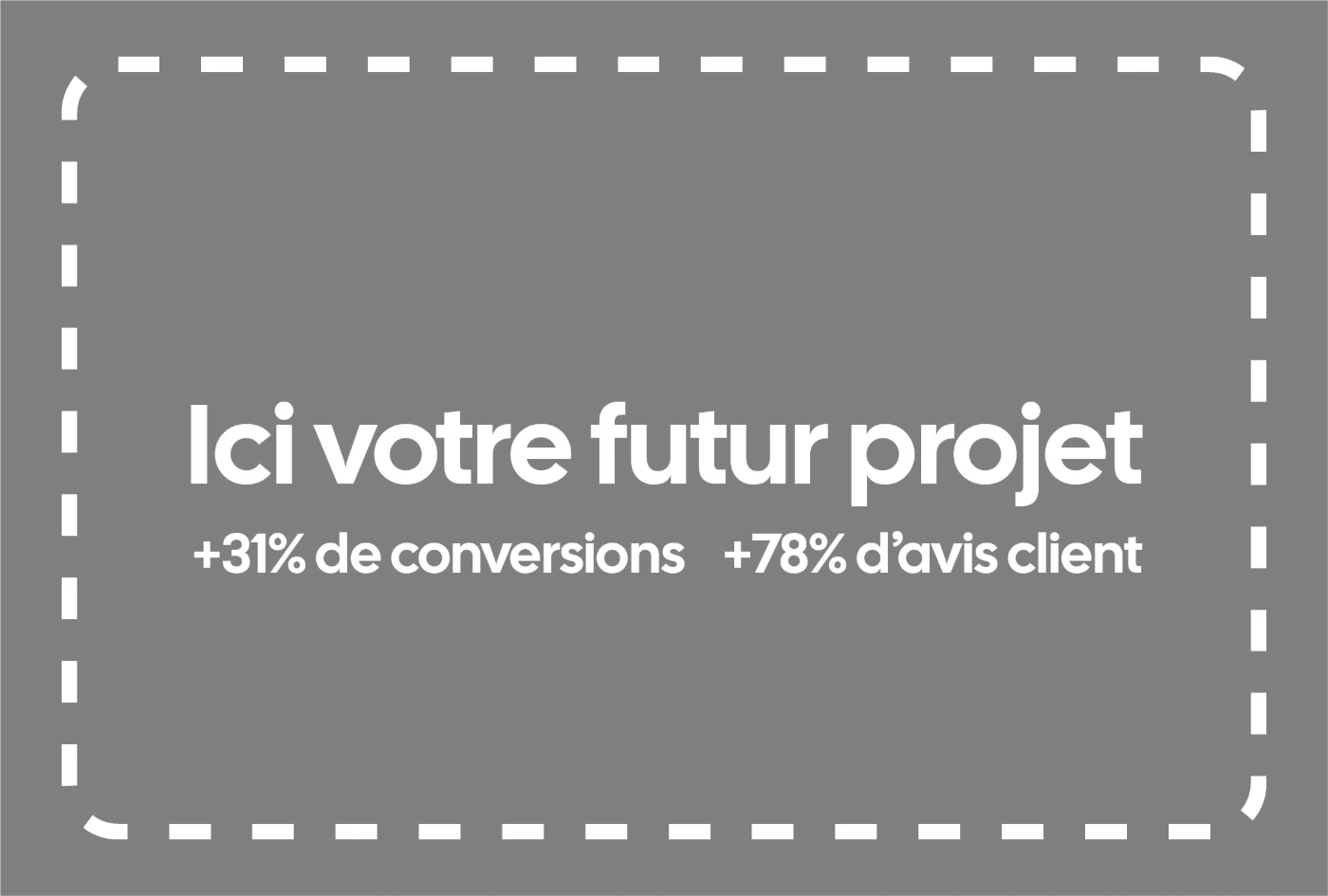 Maquette de votre futur site web rentable