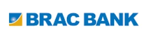 BRAC BANK logo text with a blue and yellow icon on the left.