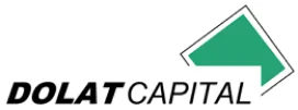 Dolat Capital logo with stylized green upward arrow above the text.