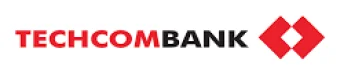 Techcombank logo with red and black text and a red geometric symbol.