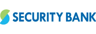 Security Bank logo with stylized S icon in green and blue next to blue text.