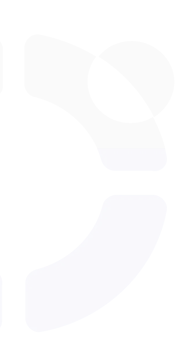 Blue curved arrow pointing upwards and to the right on a transparent background.
