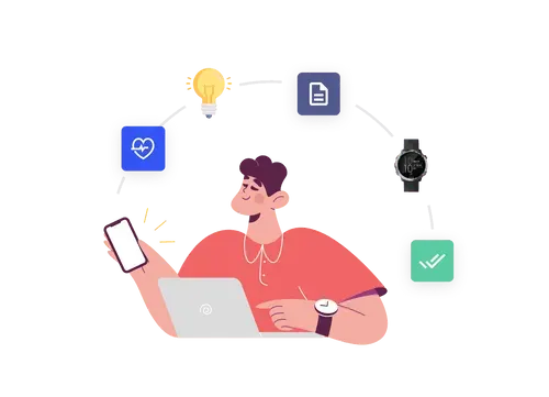 charts, wearable device, questionnaire 